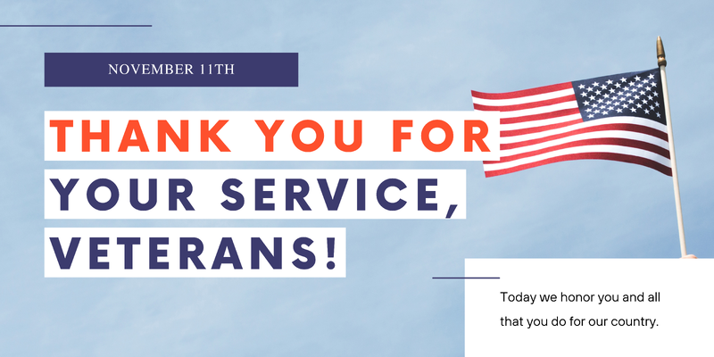 Blue Red Orange Minimalist Veterans Day Banner-1