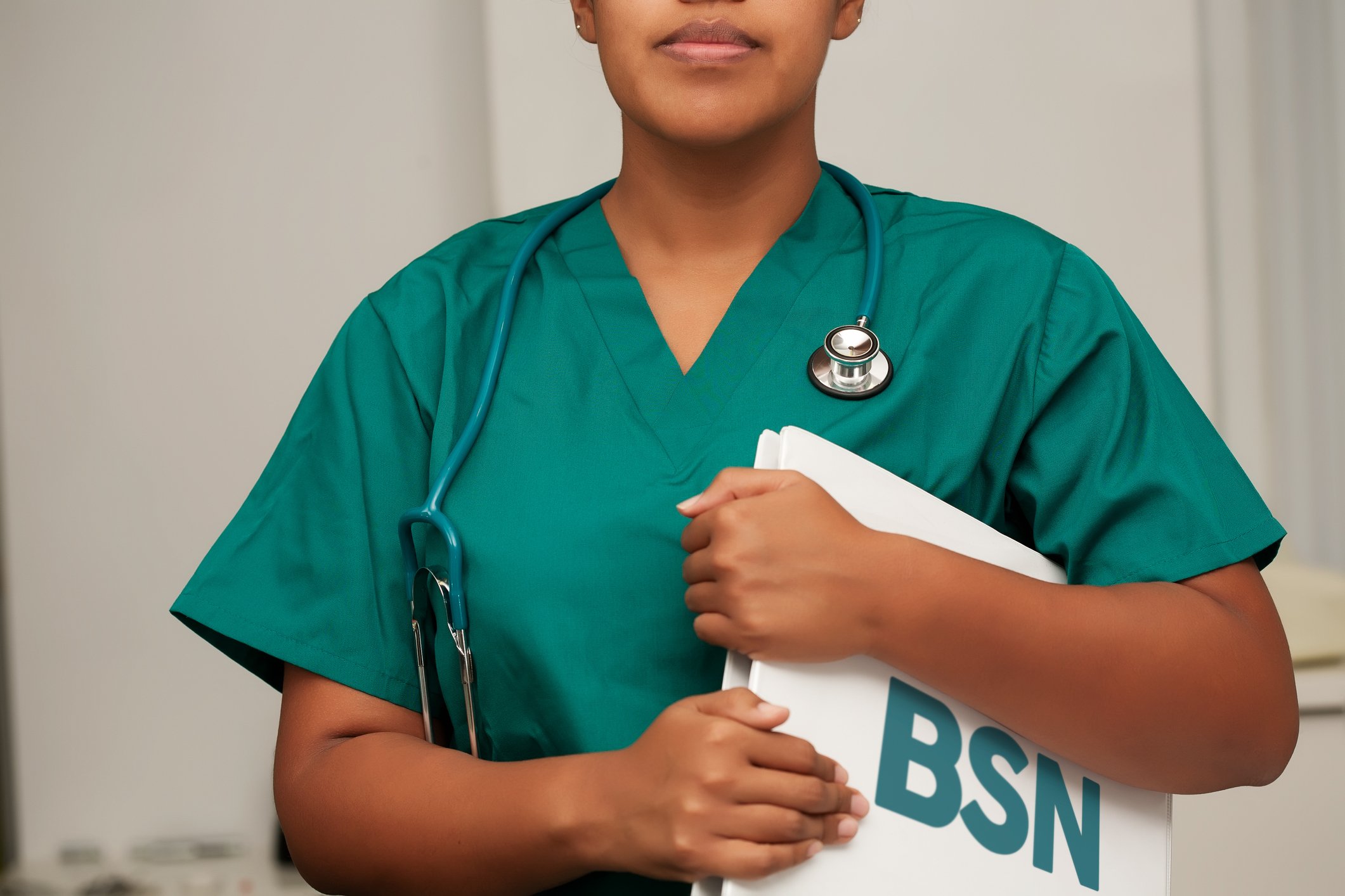 BSN Nursing Stethoscope Roseman Logoed Socks